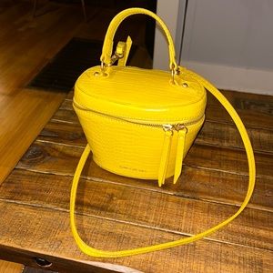 COPY - Elizabeth and James Yellow Croc Crossbody